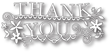 Ніж для вирубки від Memory Box - Dies - Thank You Extravaganza