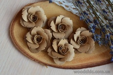 Набор от WOODchic - Бумажные цветы 076 от WOODchic