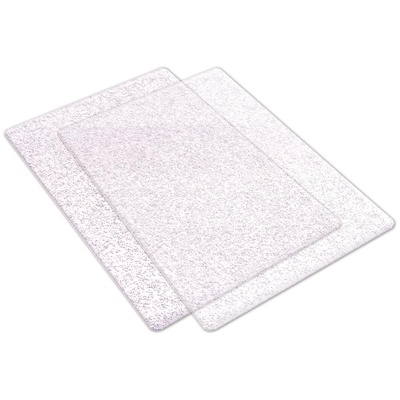 Пластины от Sizzix - Big Shot Cutting Pads -  Clear W/Silver Glitter, 2 шт.