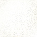 Аркуш одностороннього паперу з фольгуванням Golden Mini Drops White, ТМ Фабрика Декору