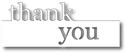 Ніж для вирубки від Memory Box - Dies - Grand Thank You