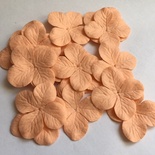 Гортензія, колір: персиковий, 3,5см, 20 шт.