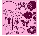 Набір штампів від Артельє - «Країна МО», 8*8см