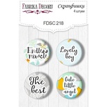 Набор скрапфишек ТМ Фабрика Декора из 4 шт № 218