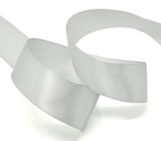 Атласна стрічка Gray, колір сірий, ширина 25,4 мм, довжина 90 см