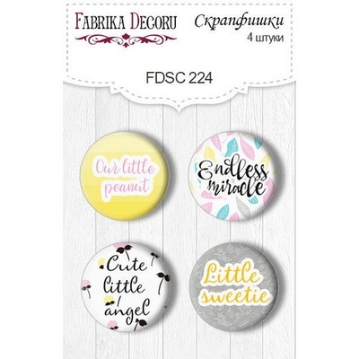 Набор скрапфишек ТМ Фабрика Декора из 4 шт № 224
