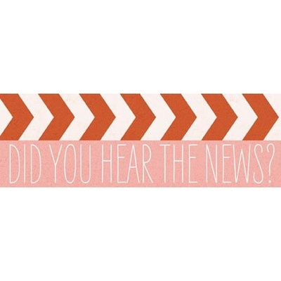 Вирубка з кардстоку My Mind's Eye Right Now, 5x15см