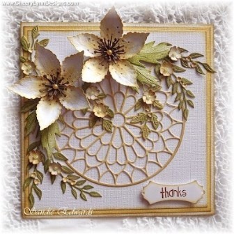 Ніж для вирубки від Cheery Lynn Designs - Build a a Flower #1 Petals & Leaves - B181B