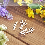 Чипборд від Вензелик - Набір коралів 02, розмір: 48x37 мм