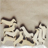 Дерев’яні прикраси Такси, 10 штук