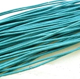 Вощеный шнур, 0,7мм, цвет бирюза,  5 метров
