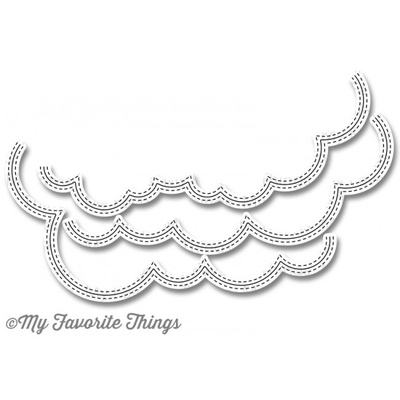 Лезвие My Favorite Things - Die-namics Stitched Cloud Edges