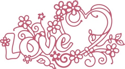 Ніж для вирубки Garden Of Love від Cheery Lynn Designs