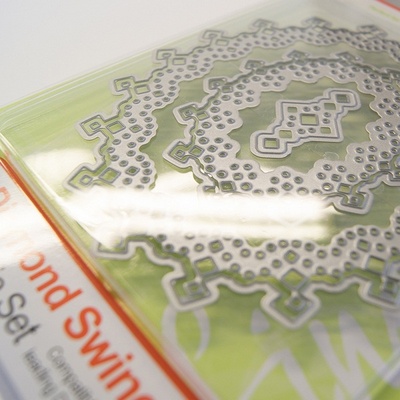 ЦІНУ ЗНИЖЕНО! Ніж для вирубки Tonic StudiOs-Simplicity Verso — Diamond Swing Oval Die Set, 5шт.ук