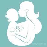 Чипборд від Вензелик - Мама з дитиною в слінгу, 62x50 мм, розмір: 62x50 мм