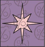 Чипборд - Різдвяна зірка. Середня