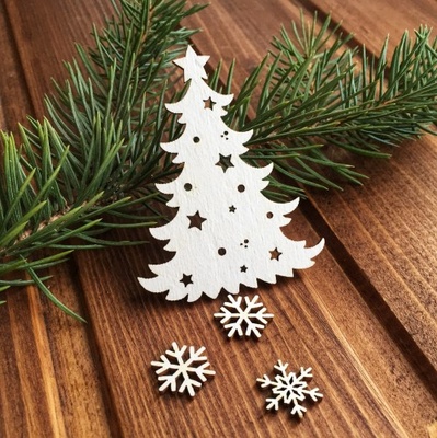 Чипборд от Вензелик - Елка