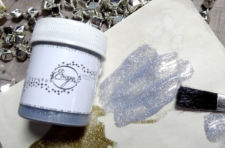 Глітерний гель від ScrapEgo - Срібло, 60 мл