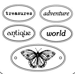 Деревʼяні фішки з гравіюванням №1 від ScrapBerryʼs - Лавка старовини