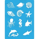 Маска - Фабрика Декору - Морські фігури, 15см20 см