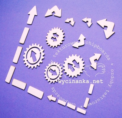 Чипборд від Wycinanka - Стрілки, 4 см