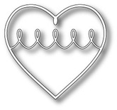 Ніж для вирубки від Memory Box - Cream Puff Heart