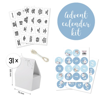 Набір для творчості Адвент-календар #10 UA, ТМ Fabrika Decoru, укр.мова