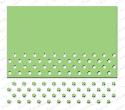 Нож для вырубки от Impression Obsession - Circle Cutout Border