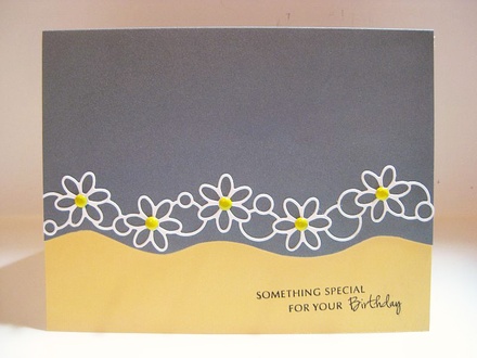 Ніж для вирубки від Poppystamps - Bubble Daisy Border