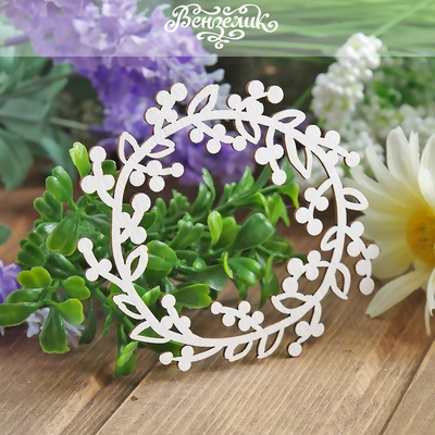 Чипборд від Вензелик - Рамка 176, розмір: 83x83 мм