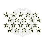 Акриловый штамп Lesia Zgharda F021b Звездочки