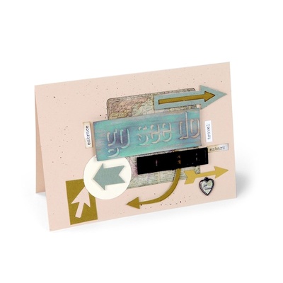 Нож для высечки Sizzix Bigz Die - Artful Arrows, 659433