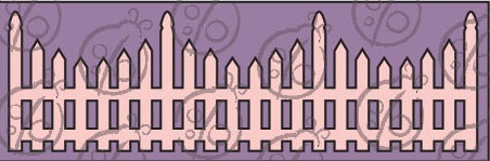 Чипборд. Бордюр Паркан №3, 30.5см