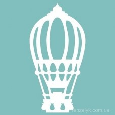 Чипборд від Вензелик - Повітряна куля 02, 34x67 мм