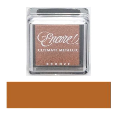 Чернила Tsukineko Encore Ultimate Metallic Small Ink Pad - Bronze