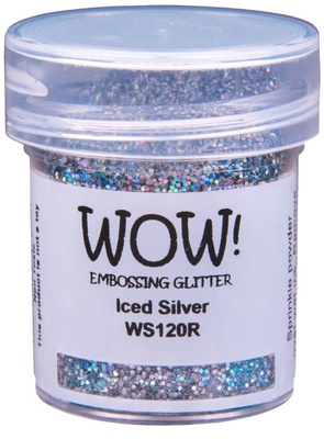 Пудра для эмбоссинга от WOW - Iced Silver - Regular, 15 мл