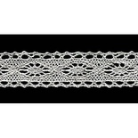 В’язане мереживо, колір «льон», ширина 21 мм, довжина 90 см