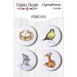 Набор скрапфишек Фабрика Декору из 4 шт. FDSC 013