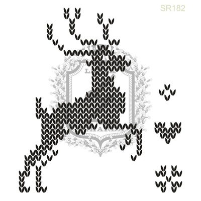 Акриловый штамп Lesia Zgharda SR182 Олень, набор из 4 штампов