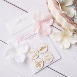 Набір деревʼяних фішок від ТМ Тетяна Синиця - "Міс", 4 шт., діаметр 25 мм