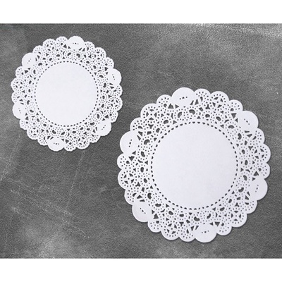 Ажурні серветки Фабрика Декору, FD-SA-14А, 10 см і 14 см, 10 штук