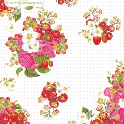 Аркуш скрап-паперу Webster's Pages - Picking Berries, двосторонній 30x30 см
