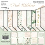 Набір двосторонніх аркушів Scrapmir - Pink Childhood, 20x20см, 10 аркушів
