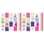 Набір смужок з картинками для декорування Mind Flowers, ТМ Фабрика Декору