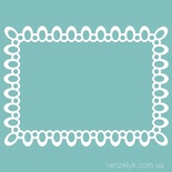 Чипборд від Вензелик - Рамка 59, 93x68 мм, розмір: 93x68 мм