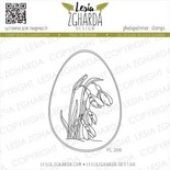 Набор акриловых штампов Lesia Zgharda Писанка з підсніжниками FL206
