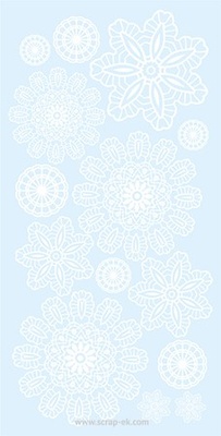 Елементи для вирізання Евгенія Курдібановська TM - "Мереживо блакитне", 15x30 см