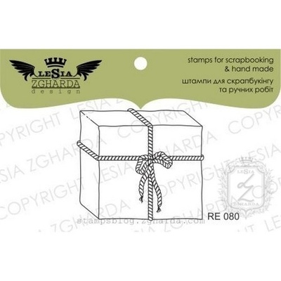 Акриловий штамп Lesia Zgharda Подаруночок RE080