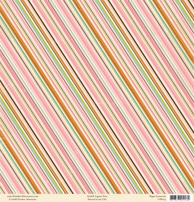 Аркуш двостороннього скрап-паперу від October Afternoon - DaydreamCollection - Paper Lanterns, 30x30