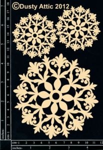 Чипборд від Dusty Attic - Doily №5, 3 шт.